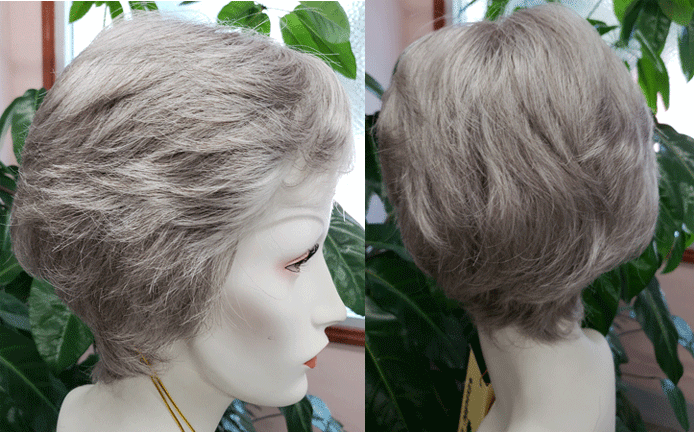 RX 12-24 Prosthetic Wig 100% Hand Tied with Lace Front