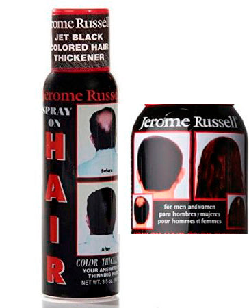 Spray on Hair Color by Jerome Russell - Clearance  Available to order on-line only.
