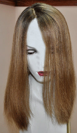 Human Hair 953L  22" Human Hair Wig