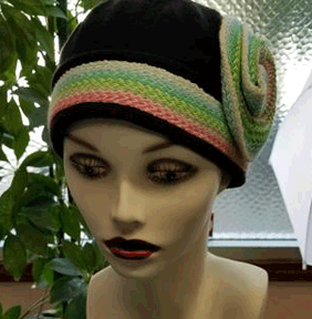 Hat Cap PH30003 Cap With Knitted Edge